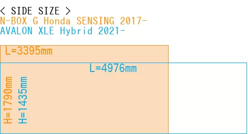 #N-BOX G Honda SENSING 2017- + AVALON XLE Hybrid 2021-